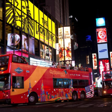 New York Double Decker Bus Night Tour