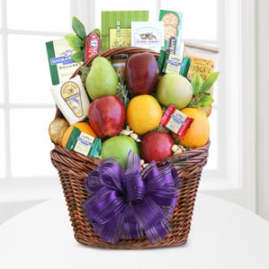 Fruitful Greetings Gourmet Basket