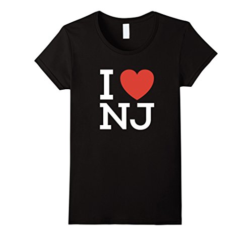 I Love Heart New Jersey Ladies T-Shirt