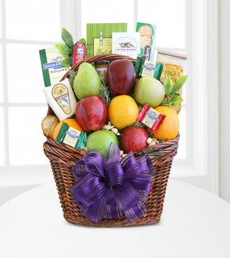 Fruitful Greetings Gourmet Basket